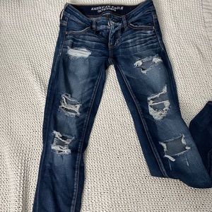AMERICAN EAGLE SUPER STRETCH SKINNY JEANS